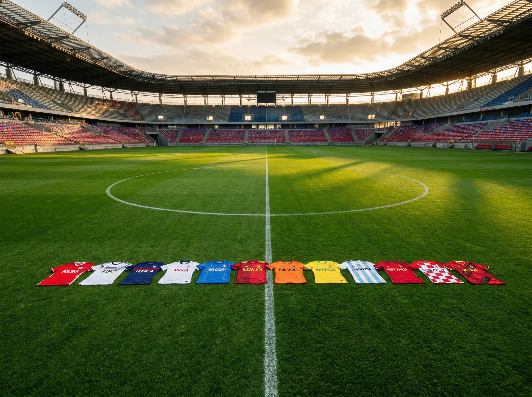 Wszystkie 48 reprezentacji uczestniczących w Mistrzostwach Świata 2026 w USA, Meksyku i Kanadzie