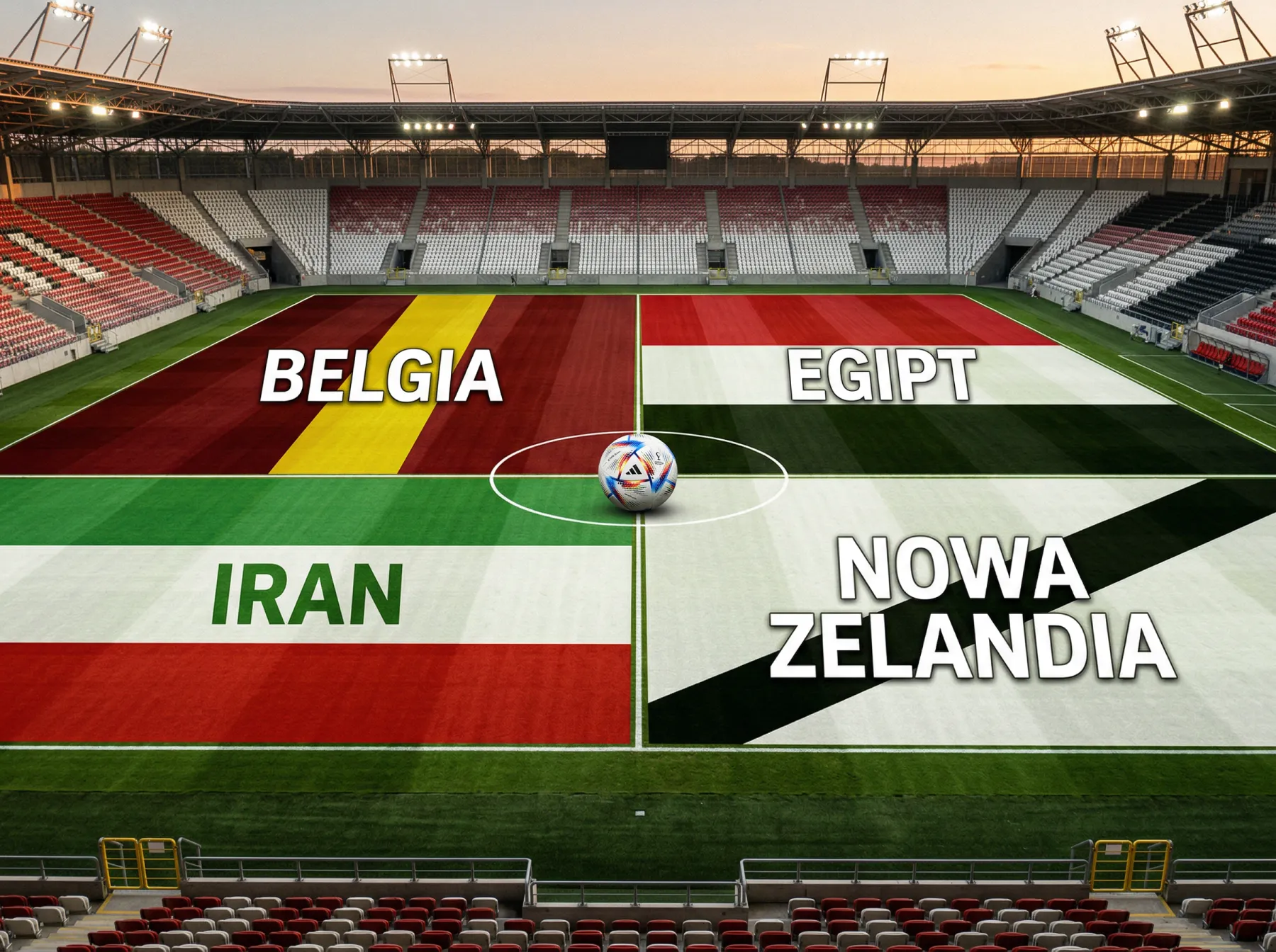 Grupa G Mundialu 2026 z Belgią, Egiptem, Iranem i Nową Zelandią