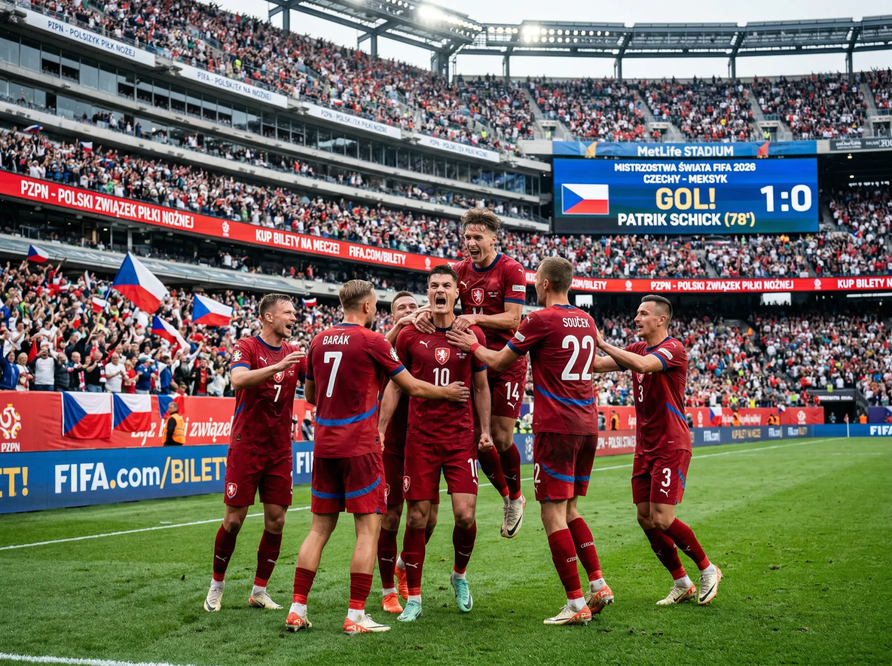 Czechy na Mundialu 2026 — słowiańscy bracia w Grupie A, kwalifikacja przez penalty