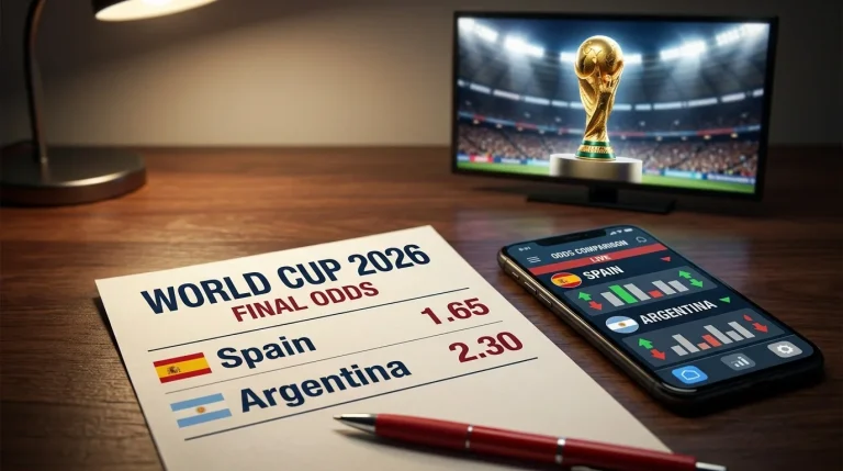 Kursy zwycięzcy Mundialu 2026 — tylko dwóch, rynek jasno wskazuje