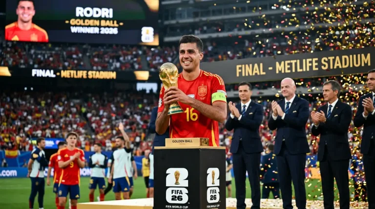 Nagrody Indywidualne Mundial 2026 — Rodri ze Złotą Piłką, Messi Tylko Srebrny