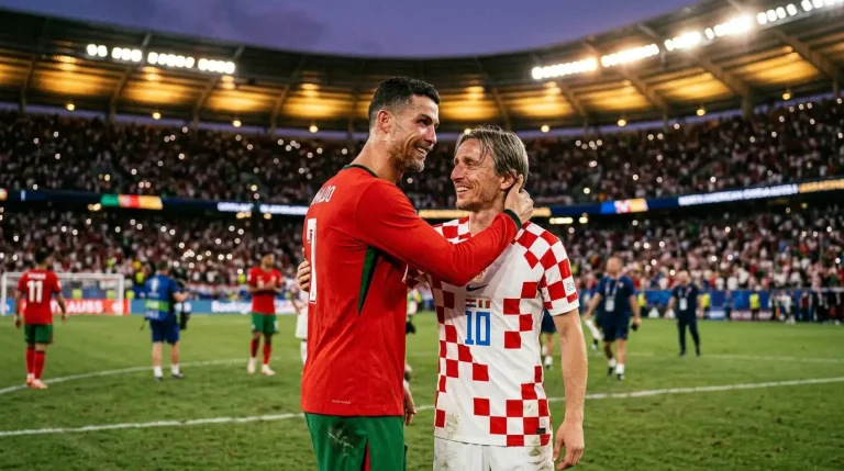 2 lipca w 1/16 finału — Ronaldo doczekał się gola w fazie pucharowej, a Modrić żegna się z mundialem